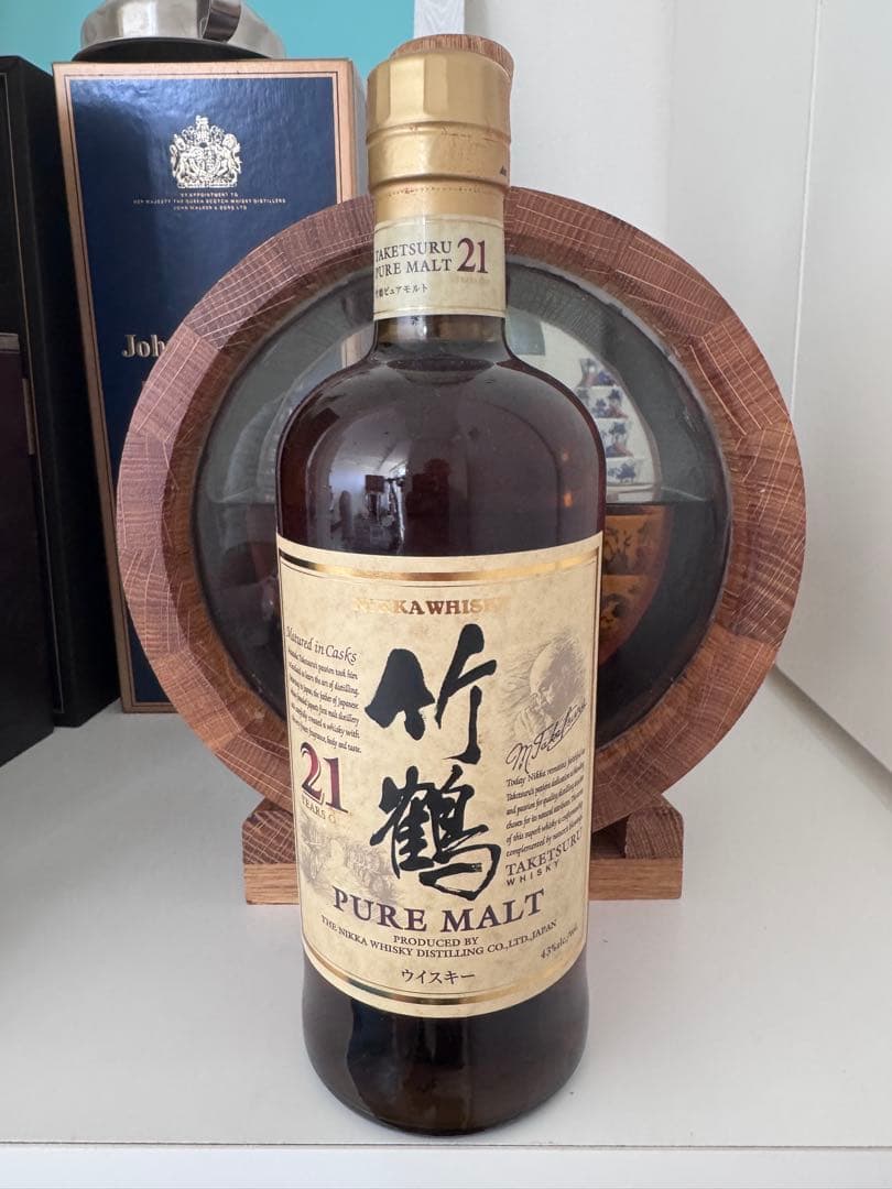 【竹鶴 21年】ピュアモルトウイスキー 46%