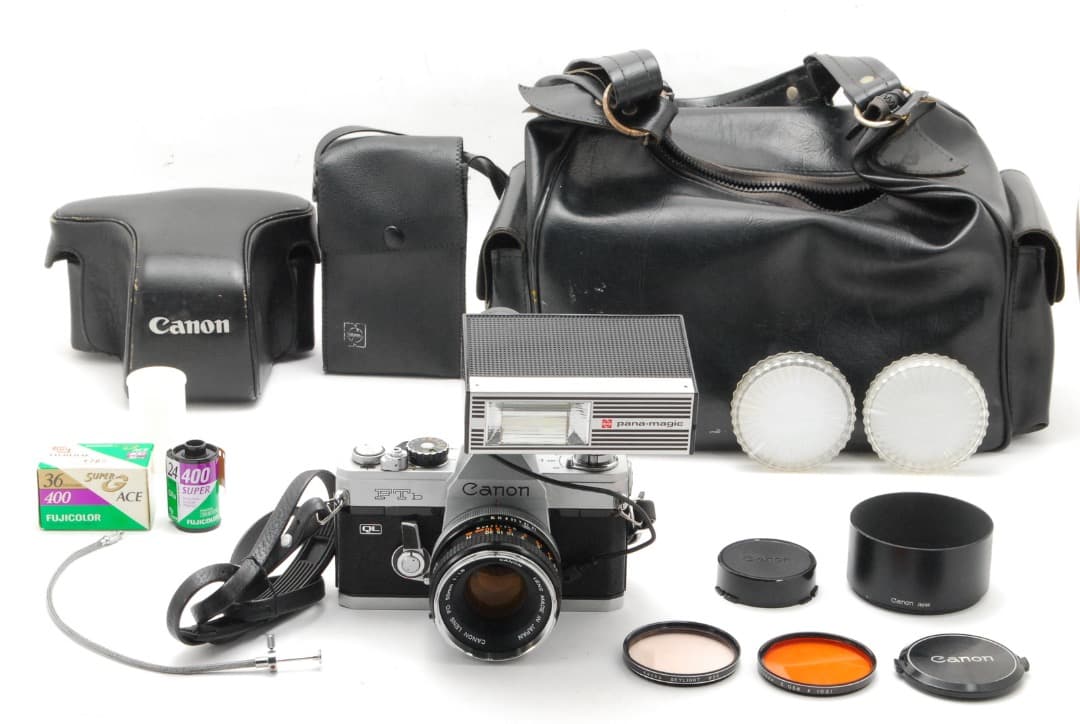 Canon FTb 50mm f1.8 一眼レフカメラ フラッシュ付き