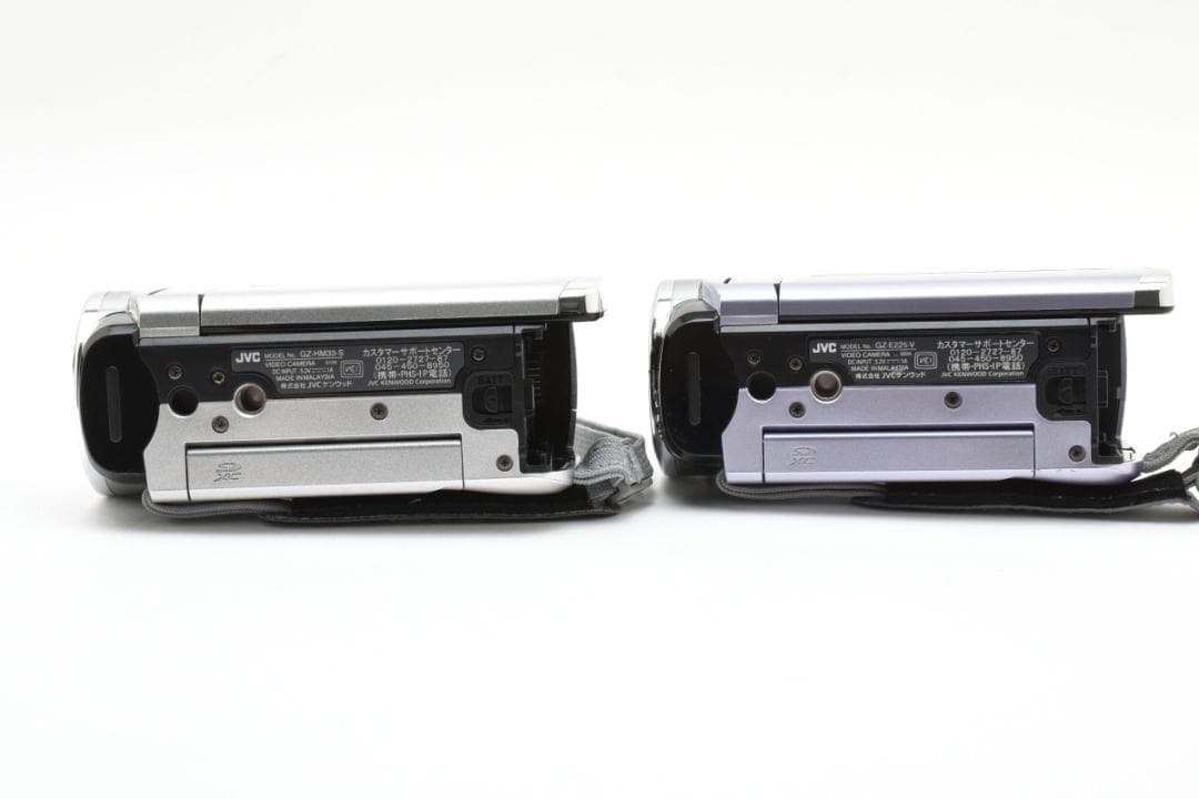 JVC ビデオカメラ 2台セット ① GZ-E225 ② GZ-HM33