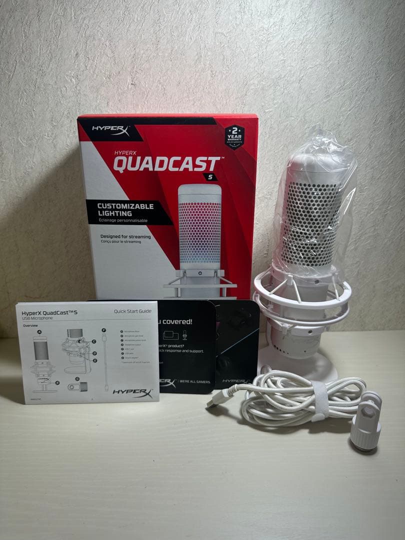 【値下げ交渉可】HyperX QuadCast S ホワイト