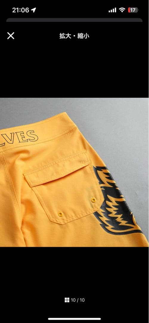 5908完売 darcsport　ダルクスポーツ　ステージショーツ　28ゴールド