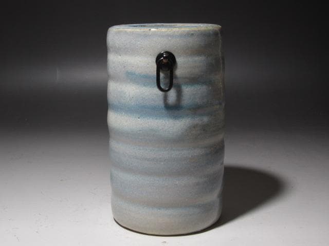 ☆　真葛香斎　刷毛目花入　美しい一品です☆y309