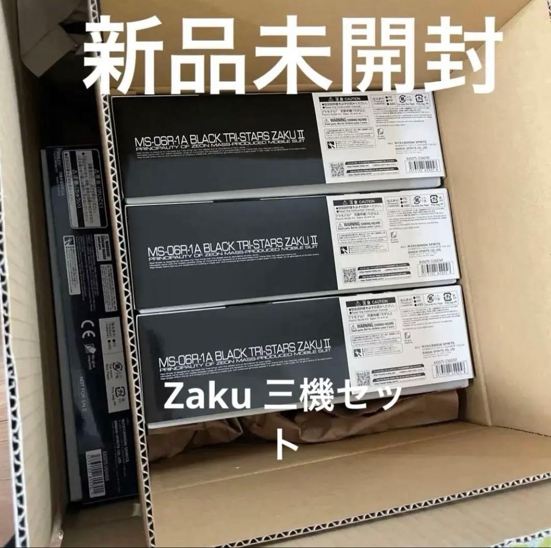 RG 1/144黒い三連星専用ザクII ３機セット限定トリプルアクションベース付