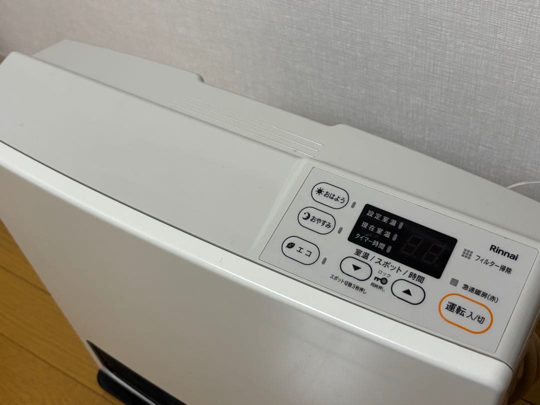 美品/動作良好 リンナイ ガスファンヒーター SRC-365E 都市ガス