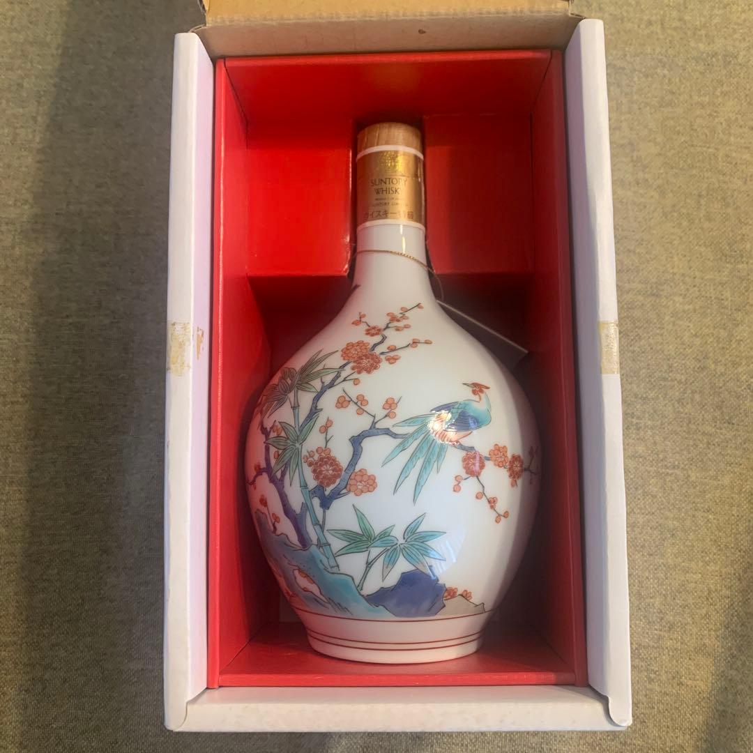 【未開栓・美品】サントリーウイスキー　有田焼
