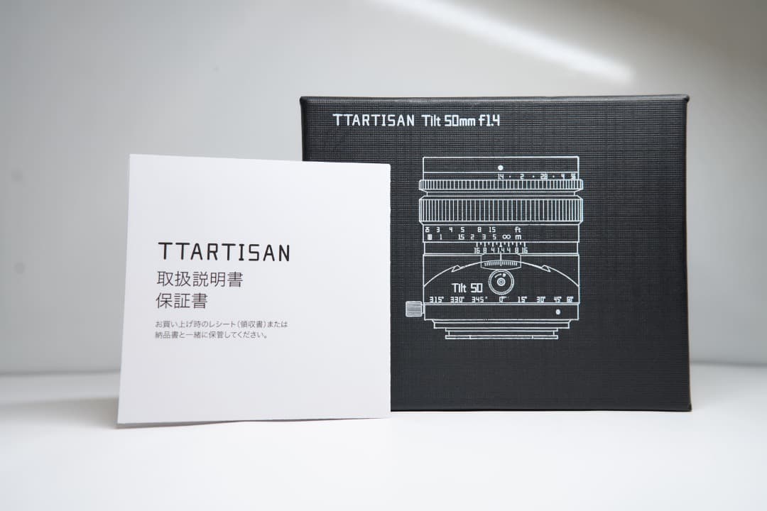 美品　TTArtisan Tilt 50mm f/1.4 （Eマウント）