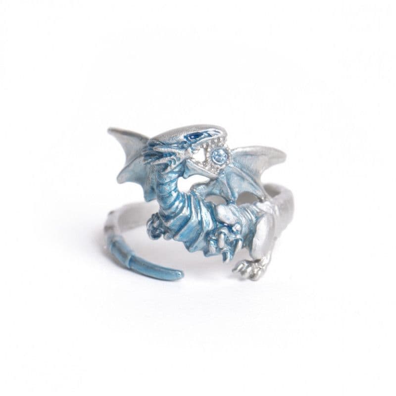 新品 青眼の白龍 リング 指輪 受注生産品　アクセサリー　遊戯王