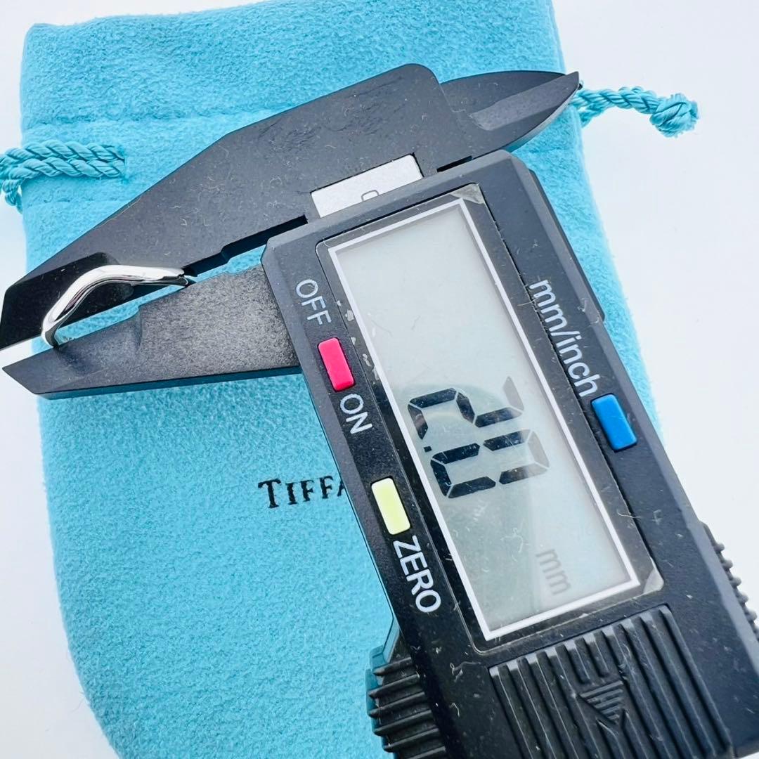 TIFFANY ティファニー カーブド バンド リング 11.5号 極美品