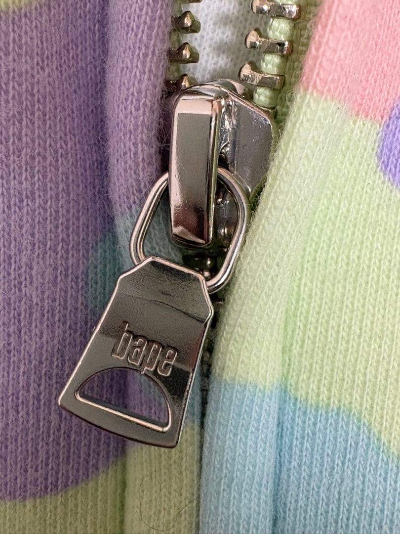 BAPE エイプ シャークパーカー パステルカモ Sサイズ