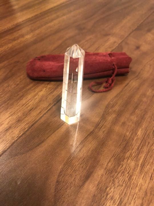 水晶　六角柱　ペアお守り