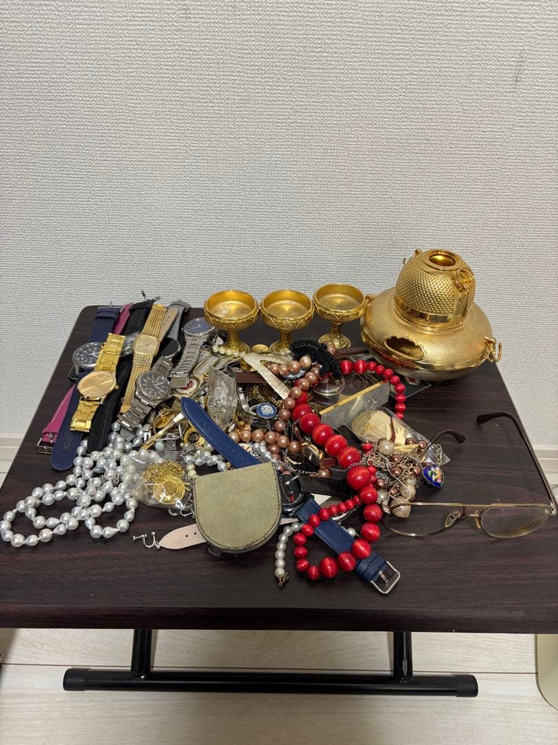 遺品整理 まとめ 時計 アクセサリー 装飾品 TITAN 24KGP 約2kg