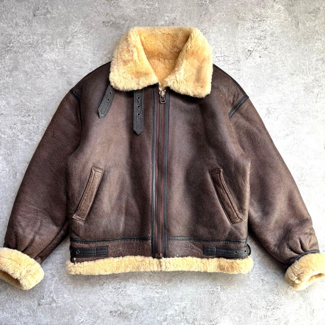 【超希少レア】名作 80s リアルムートン B-3 ジャケット