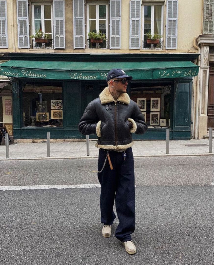 【超希少レア】名作 80s リアルムートン B-3 ジャケット