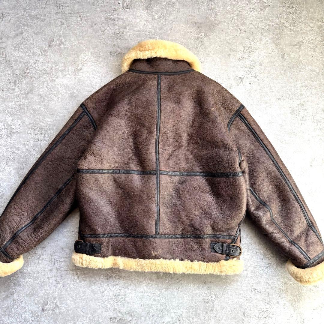 【超希少レア】名作 80s リアルムートン B-3 ジャケット