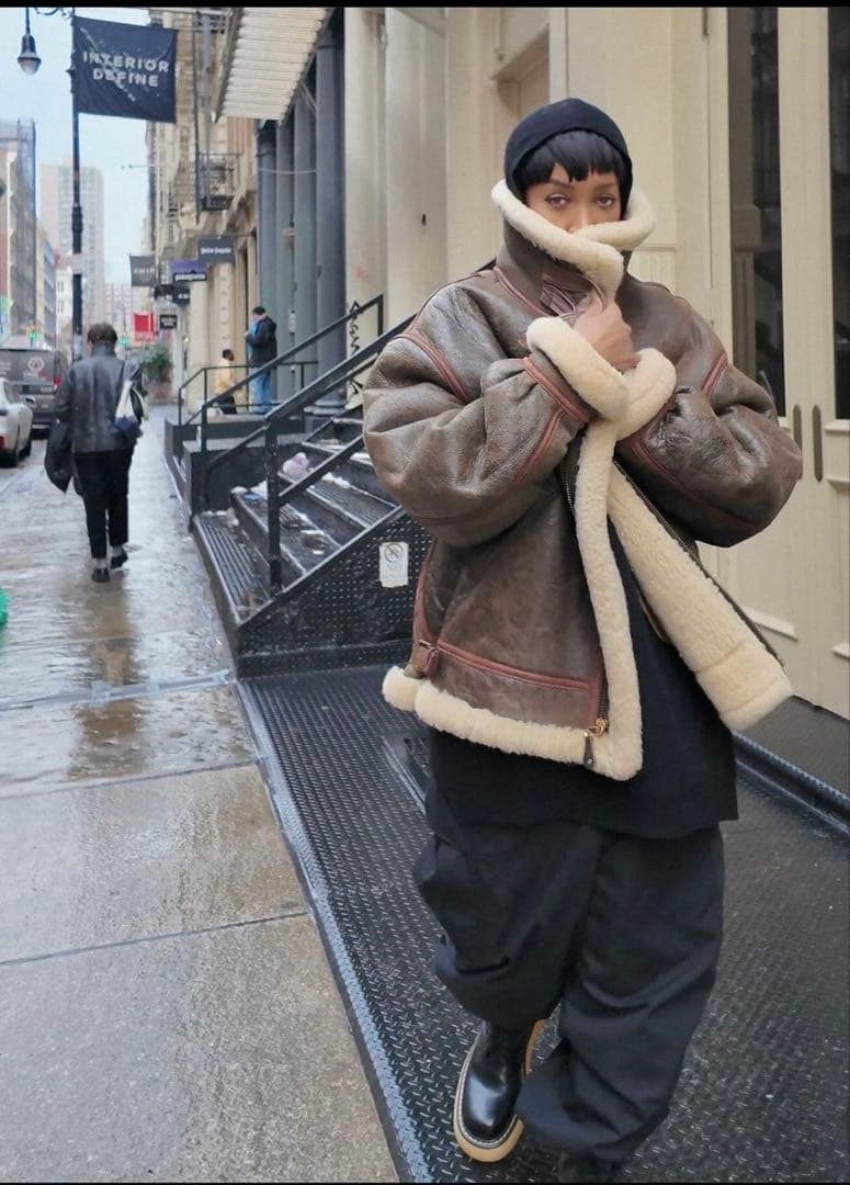 【超希少レア】名作 80s リアルムートン B-3 ジャケット