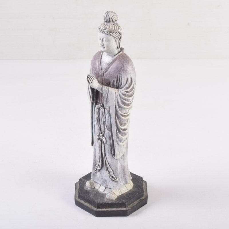 仏教美術　樹脂製　観音菩薩像　仏像　置物　V　8378