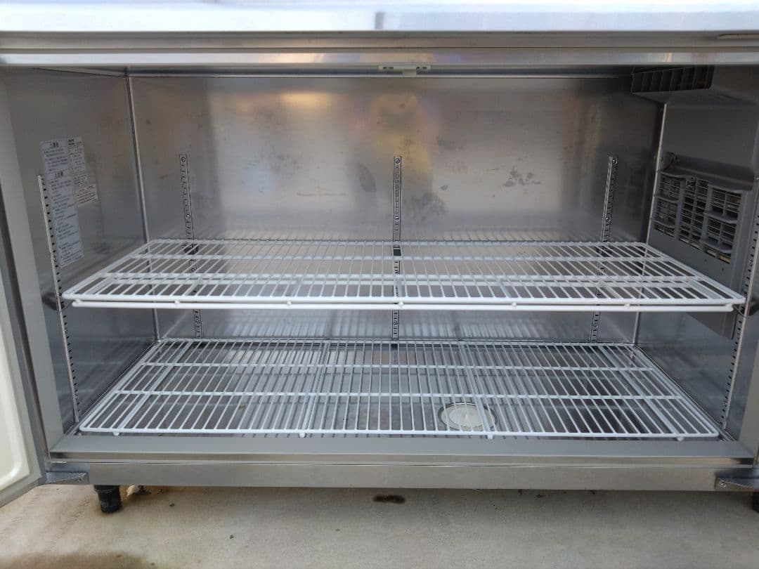 【中古コールドテーブル】送料込 台下冷蔵庫 1500×600×800 訳あり