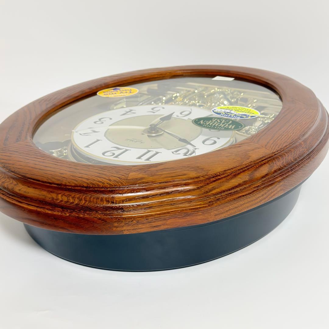 【激レア】リズム からくり時計 掛時計 4MH833WB06