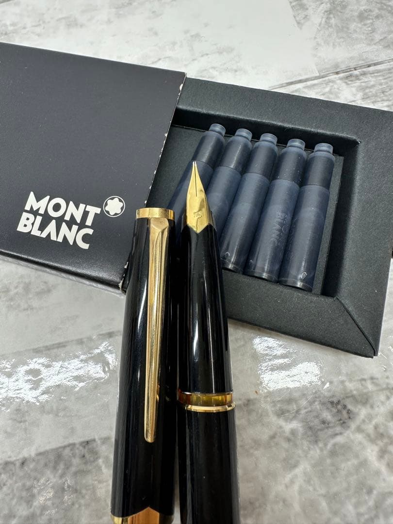 MONT BLANC 万年筆 インクカートリッジ付き　ペン先750刻印