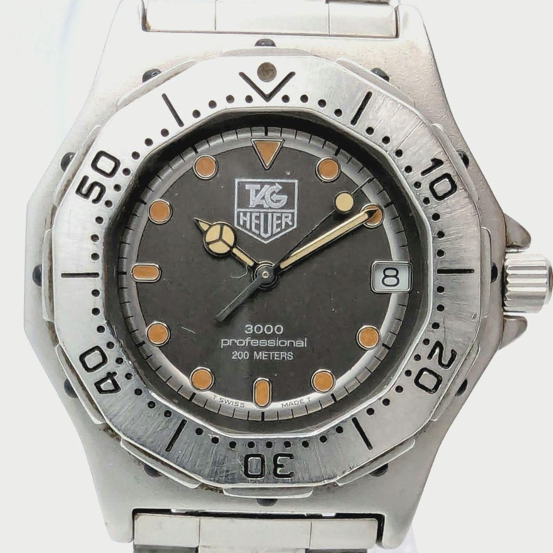 【箱 コマ付き】TAG HEUER プロフェッショナル3000 デイト