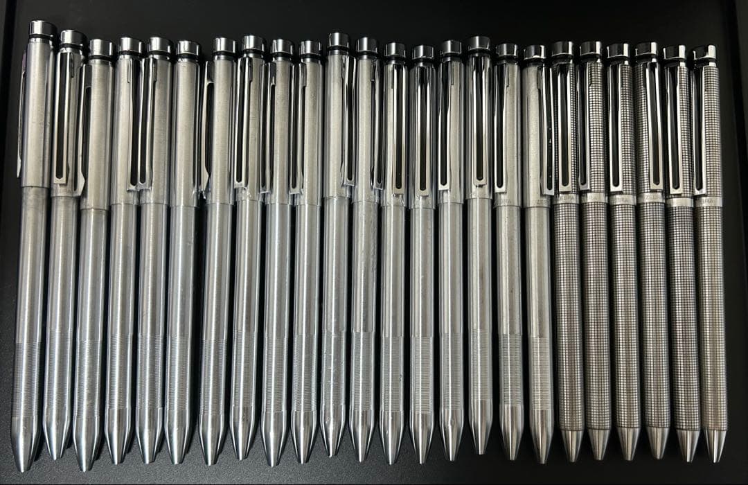 ゼブラ シャーボ 初期 廃盤 格子柄 ボールペン シャーペン 多機能ペン 大量