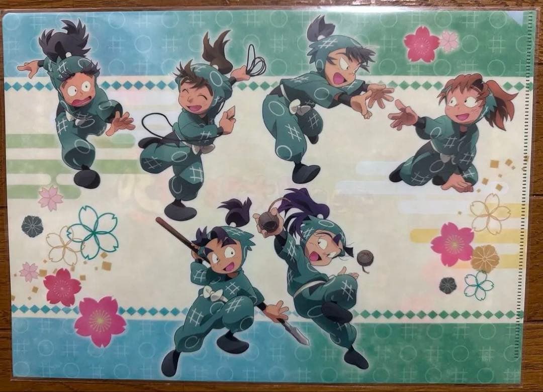 忍たま乱太郎　六年生　一年生の頃　クリアファイル　潮江立花中在家七松食満善法寺