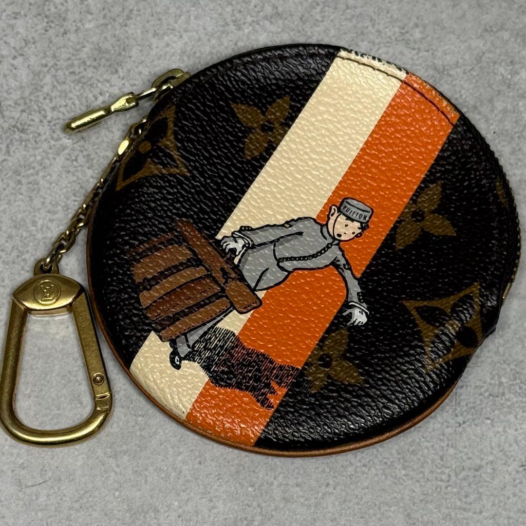 超美品 激レア ルイヴィトン モノグラム グルーム オレンジ ポルトモネロン