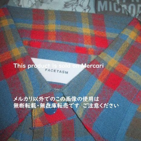 facetasm チェックシャツ 米津玄師 着用 サイズ違い