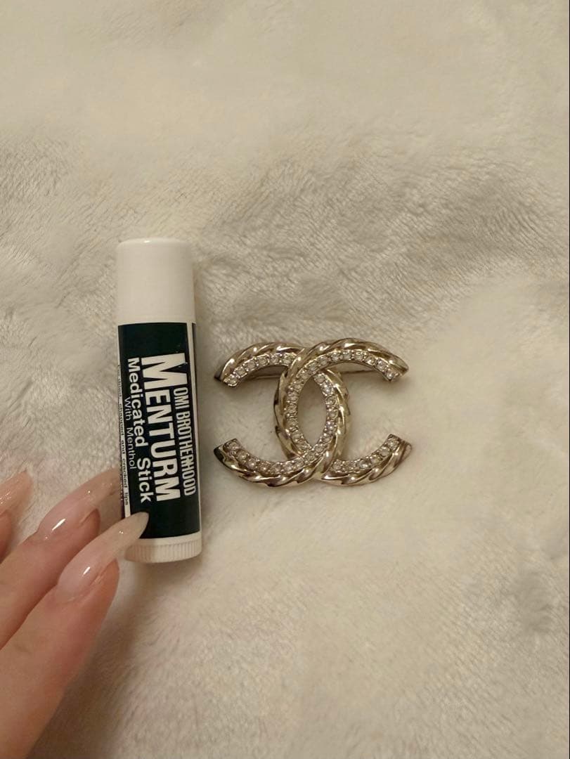 CHANEL CCロゴ ダイヤモンドブローチ