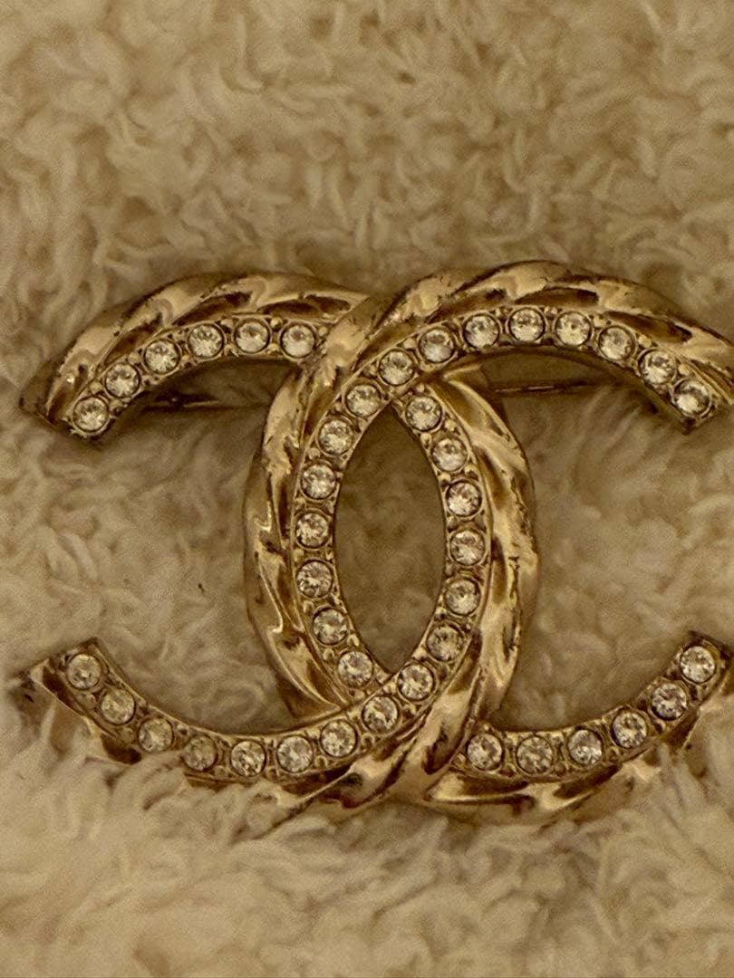 CHANEL CCロゴ ダイヤモンドブローチ
