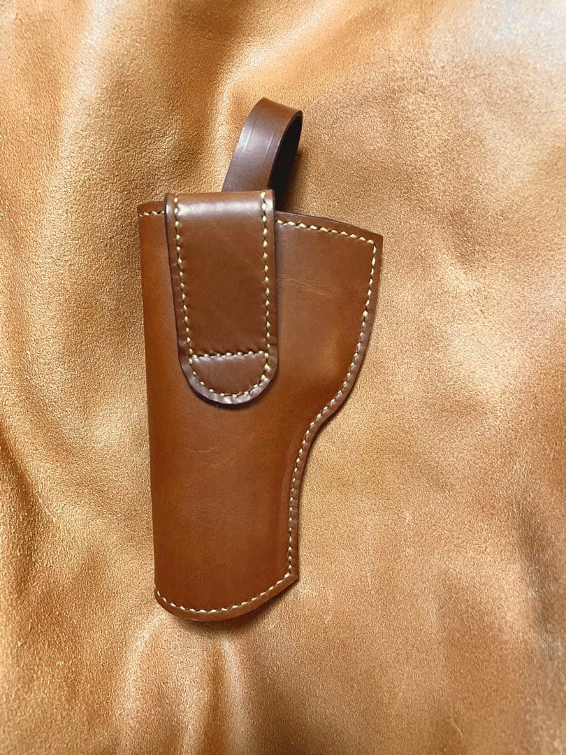 グロック17 18C用右利きレザーホルスター No.831