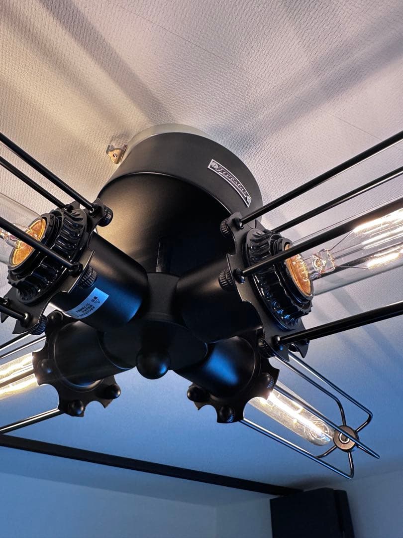 ジャーナルスタンダードファニチャー★アクメ★レトロ シーリングライト 黒