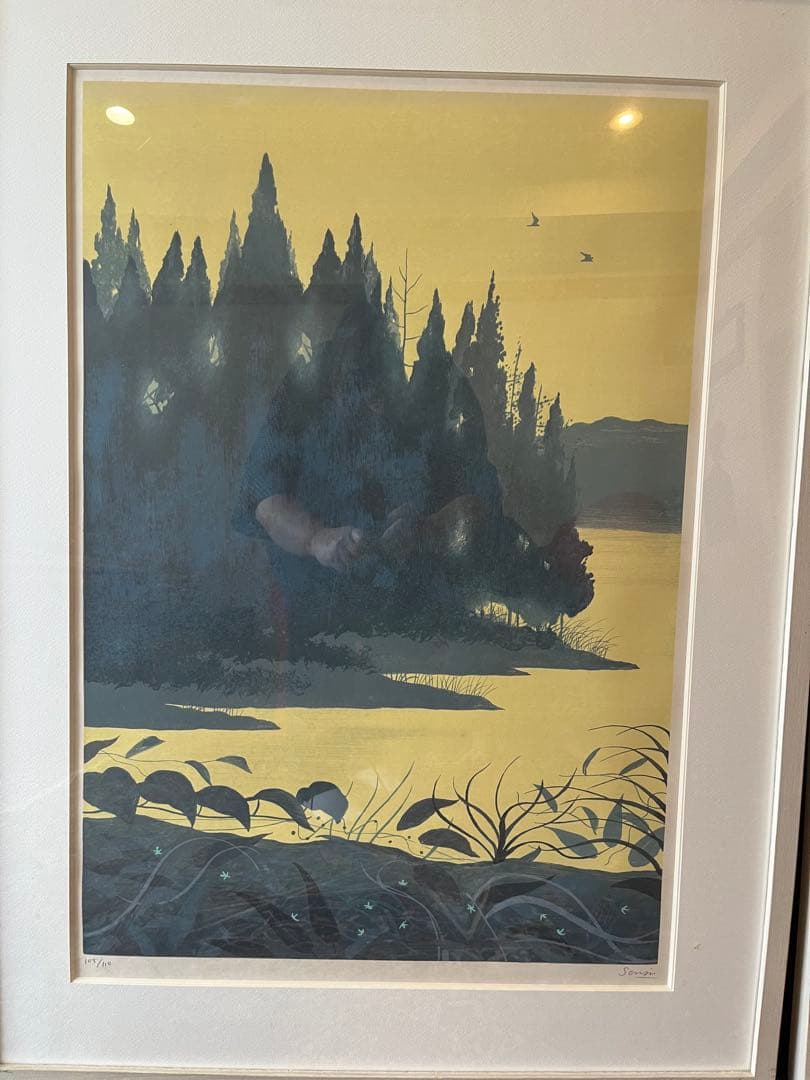 千住博 水の惑星４枚セット