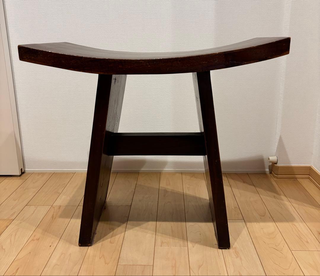 アンティーク スツール 無垢材 アジアンチェア