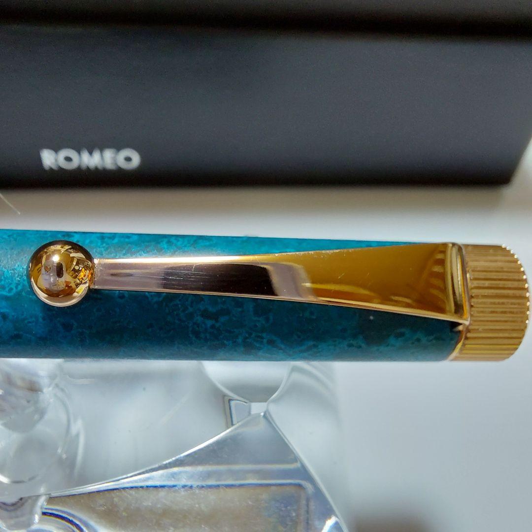ほぼ新品！ 激レア 限定 ロメオNo.3 斑紋ガス青銅色ボールペン 伊東屋
