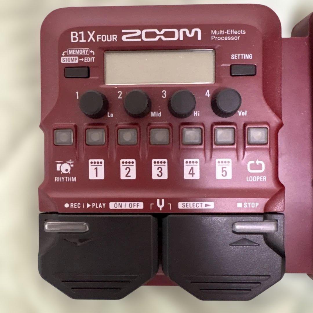 美品ZOOM B1X FOUR マルチエフェクター本体