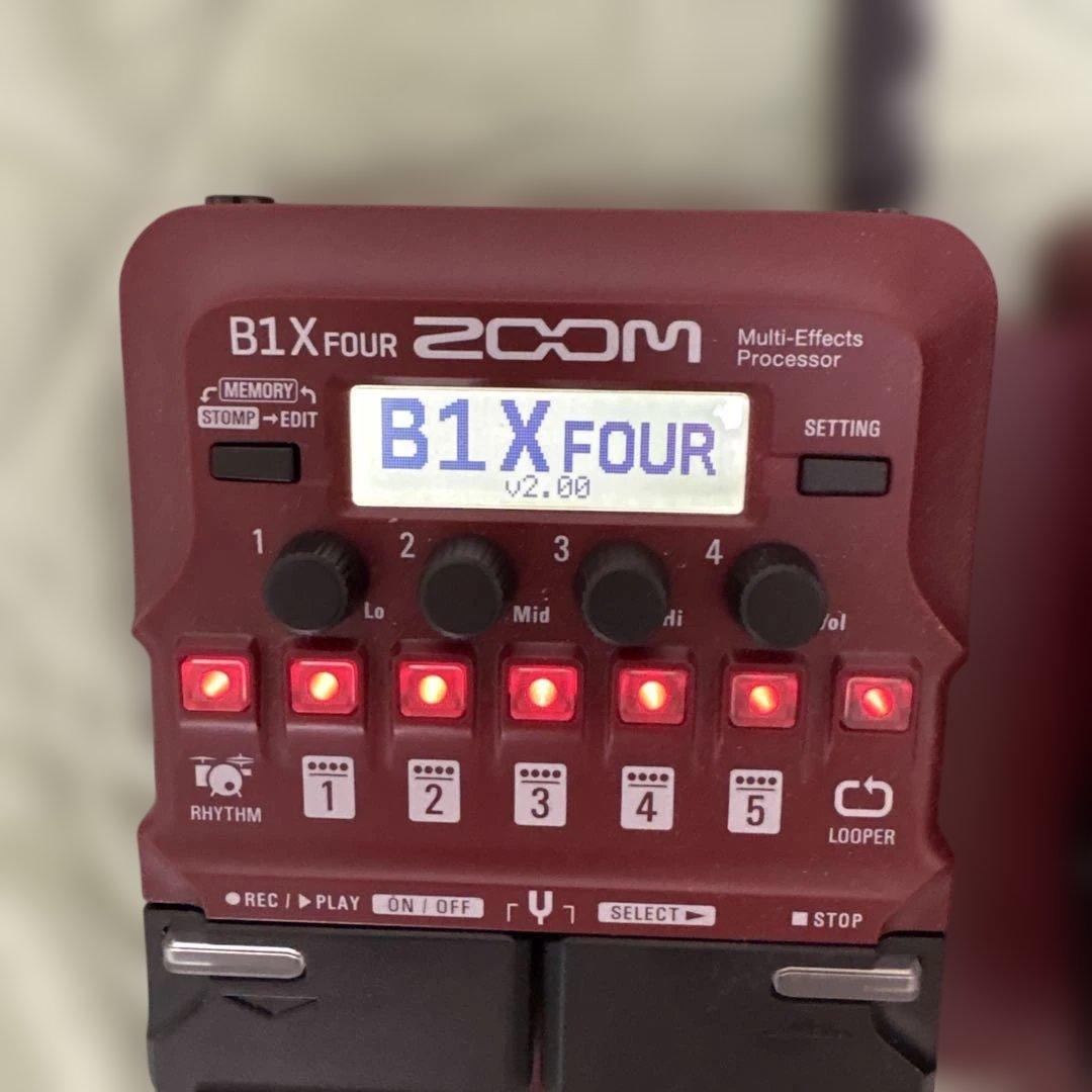 美品ZOOM B1X FOUR マルチエフェクター本体