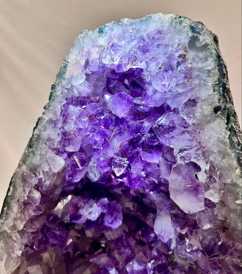 ② 大型 アメジスト クラスター 紫水晶 原石