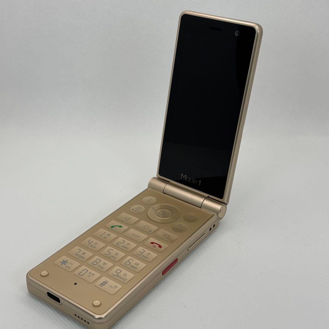 Mode1 ガラケー 型 SIMフリー スマホRetroII レザー調 ホワイト