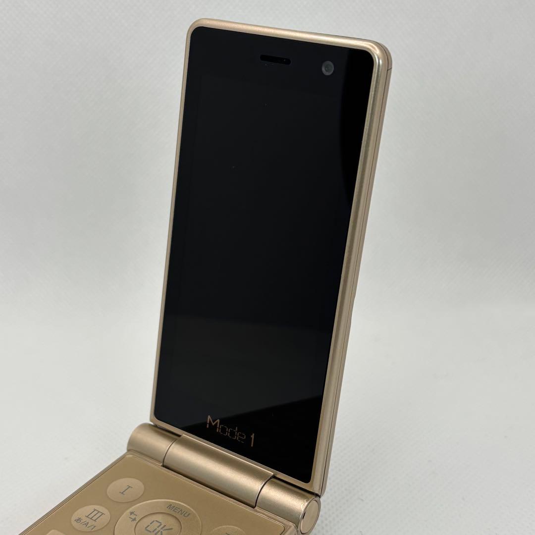 Mode1 ガラケー 型 SIMフリー スマホRetroII レザー調 ホワイト