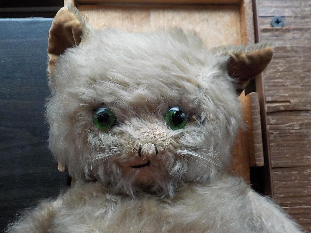 ニッカーポッカー　ねこ　ぬいぐるみ　レトロ