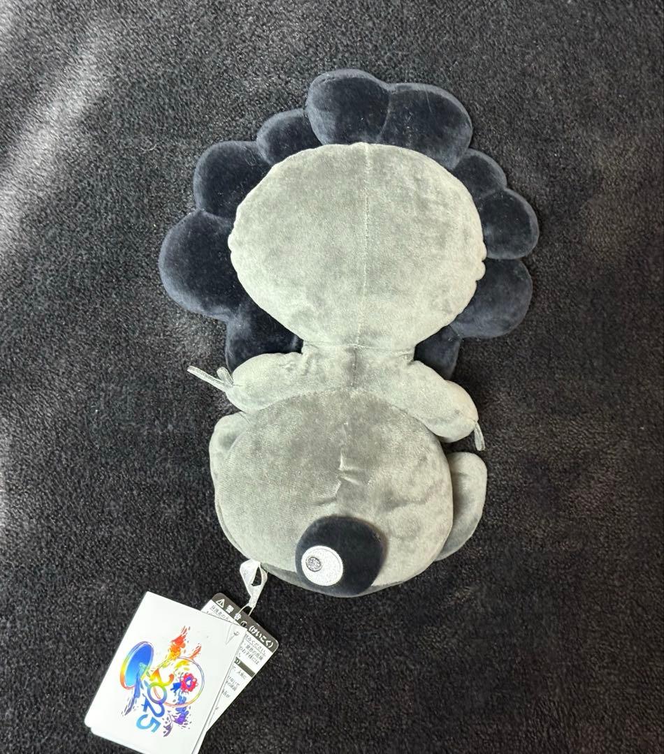 関西万博 黒ミャクミャクお手玉風ぬいぐるみ Mサイズ