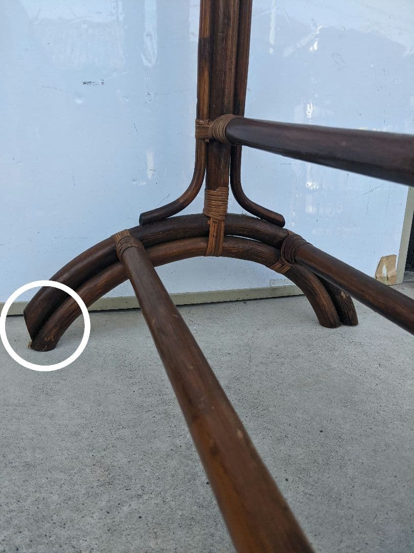 Tao　スツール ワイドタイプ 収納スツール アンティーク　ラタン