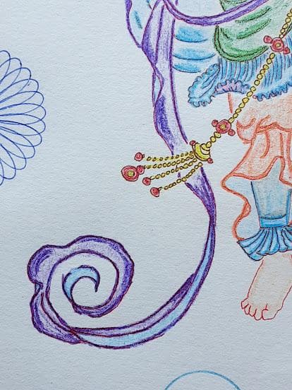 五十嵐由家　仏画365　定自在王菩薩