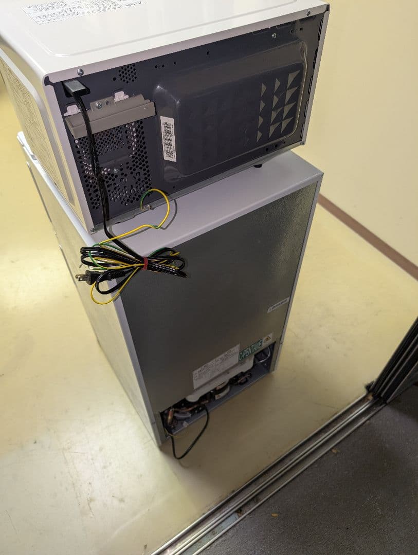 使用歴1年未満/冷蔵庫&電子レンジset※一部地域配送設置無料その他地域相談可