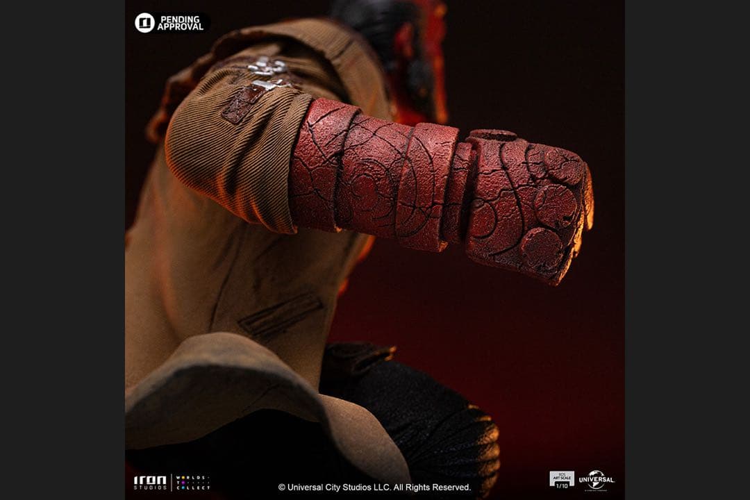 バトルジオラマ・シリーズ　1/10スケール　ヘルボーイ　スタチュー　フィギュア