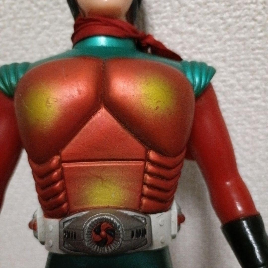 ポピー製 スカイライダー 面取れ 面替え ソフビ フィギュア　仮面取れ