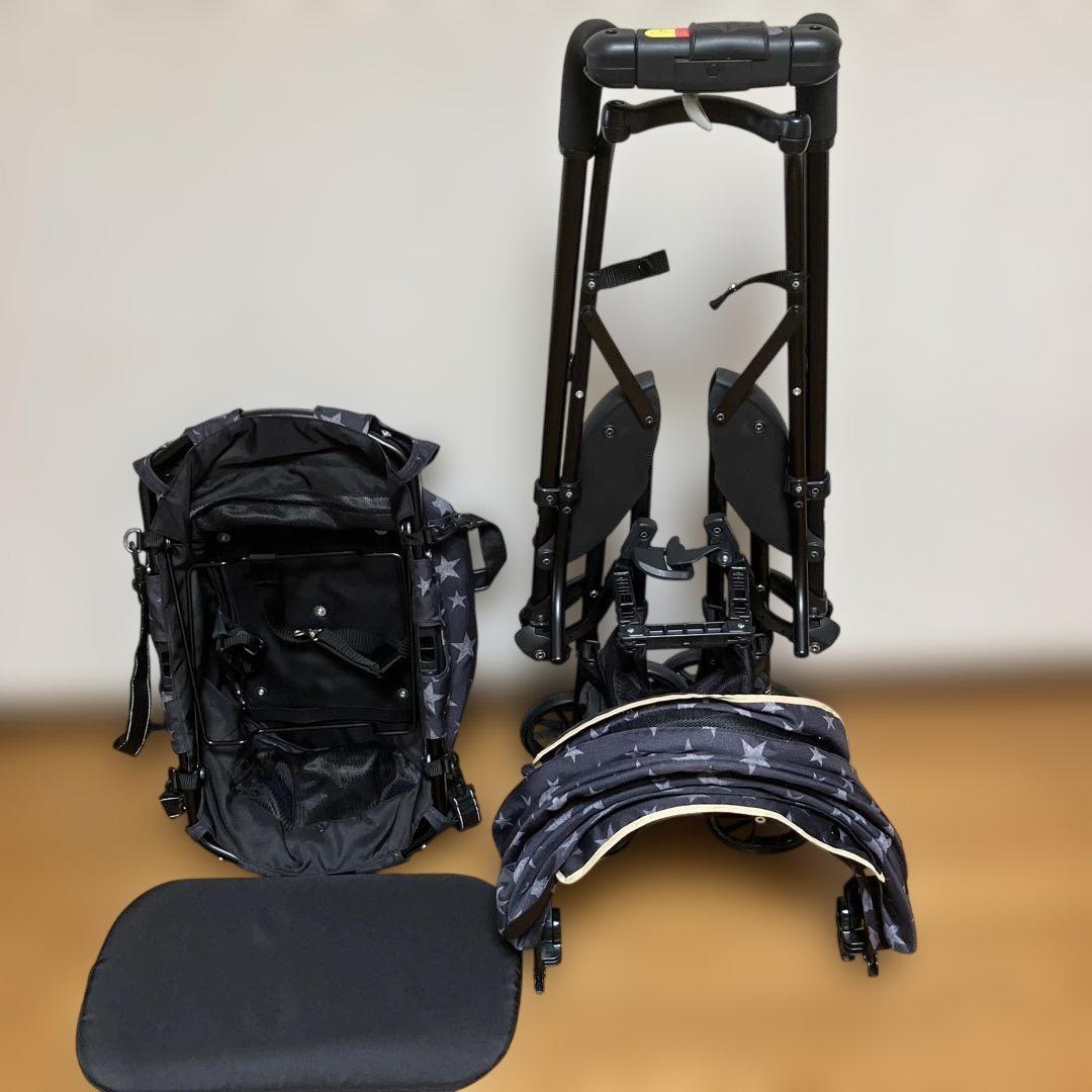 【美品】分離型コムペット ミリミリ EG ロング スターブラックエッグクッション