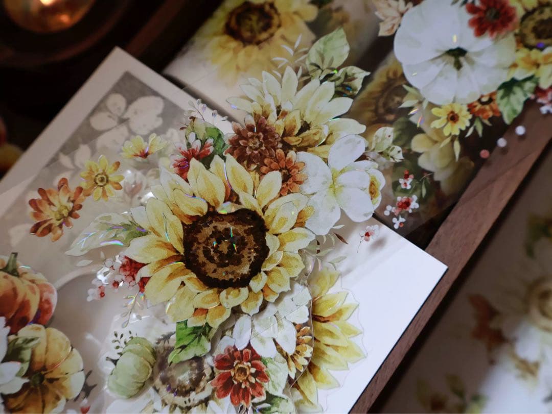 ⭐️SALE⭐️ 壹洱原创《金色麦田》海外マスキングテープ　マステ 【2565】