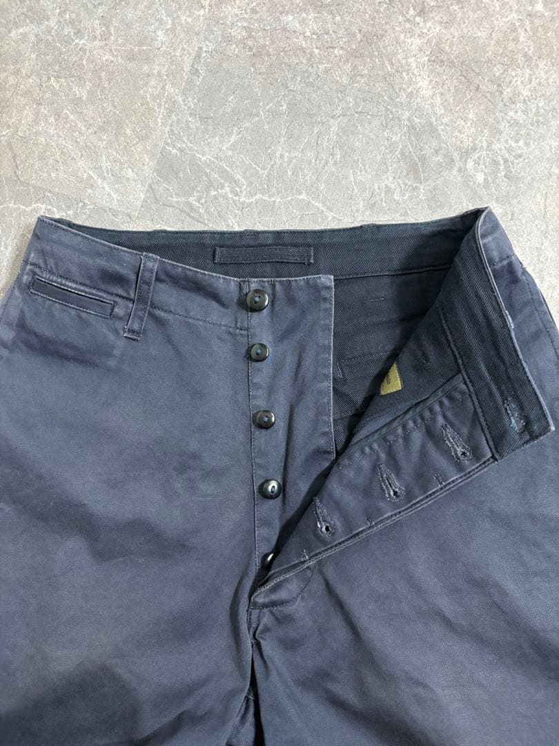 パンツ Nigel Cabourn wide cotton chino pants